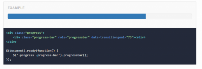 bootstrap-progressbar - jQuery расширение для twitter bootstrap, расширяет возможности стандартного прогресс бара bootstrap-progressbar - jQuery расширение для twitter bootstrap, расширяет возможности стандартного прогресс бара
