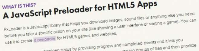 pxloader - скрипт для предзагрузки приложений html5 pxloader - скрипт для предзагрузки приложений html5