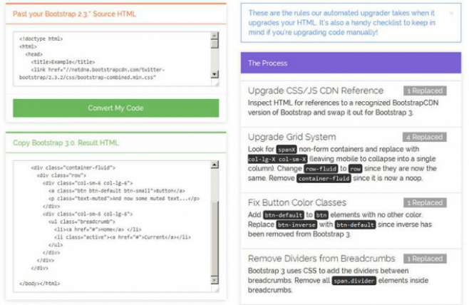 bootstrap3.kissr.com - сервис онлайн позволяет мигрировать с весрии 2.3 до 3.0 Twitter bootstrap bootstrap3.kissr.com - сервис онлайн позволяет мигрировать с весрии 2.3 до 3.0 Twitter bootstrap