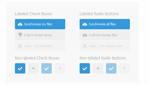 Labelauty - jQuery Plugin подмены стандартных checkbox и radio