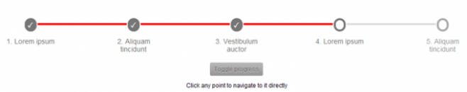Responsice progress meter Responsice progress meter